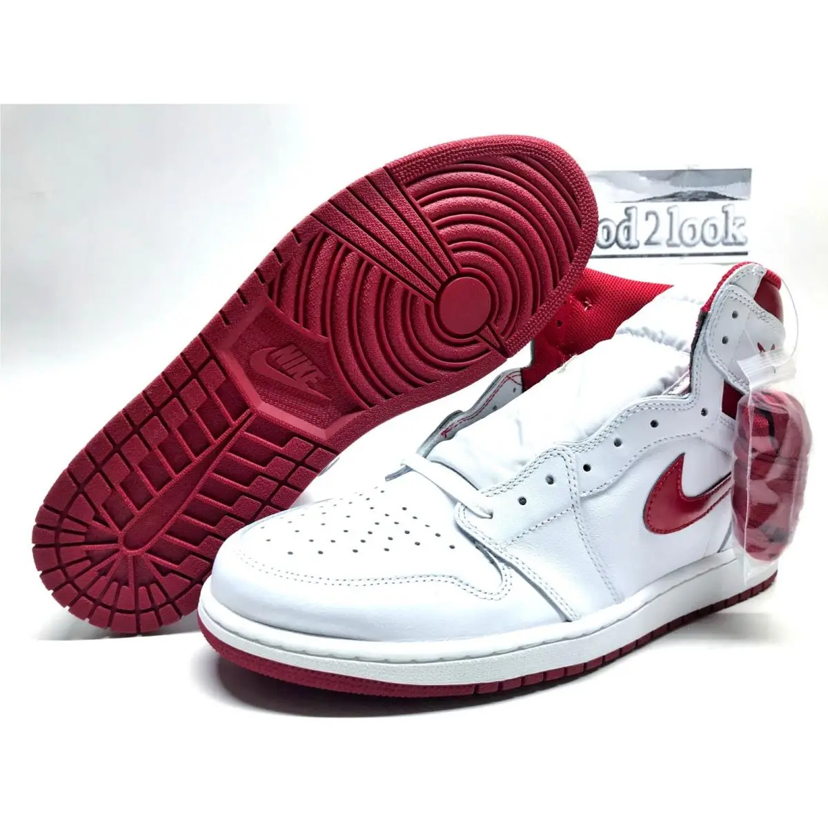 Nike shoes - Air Jordan 1 - Air - 555088-103 - White (UPC: 887223098171) 0