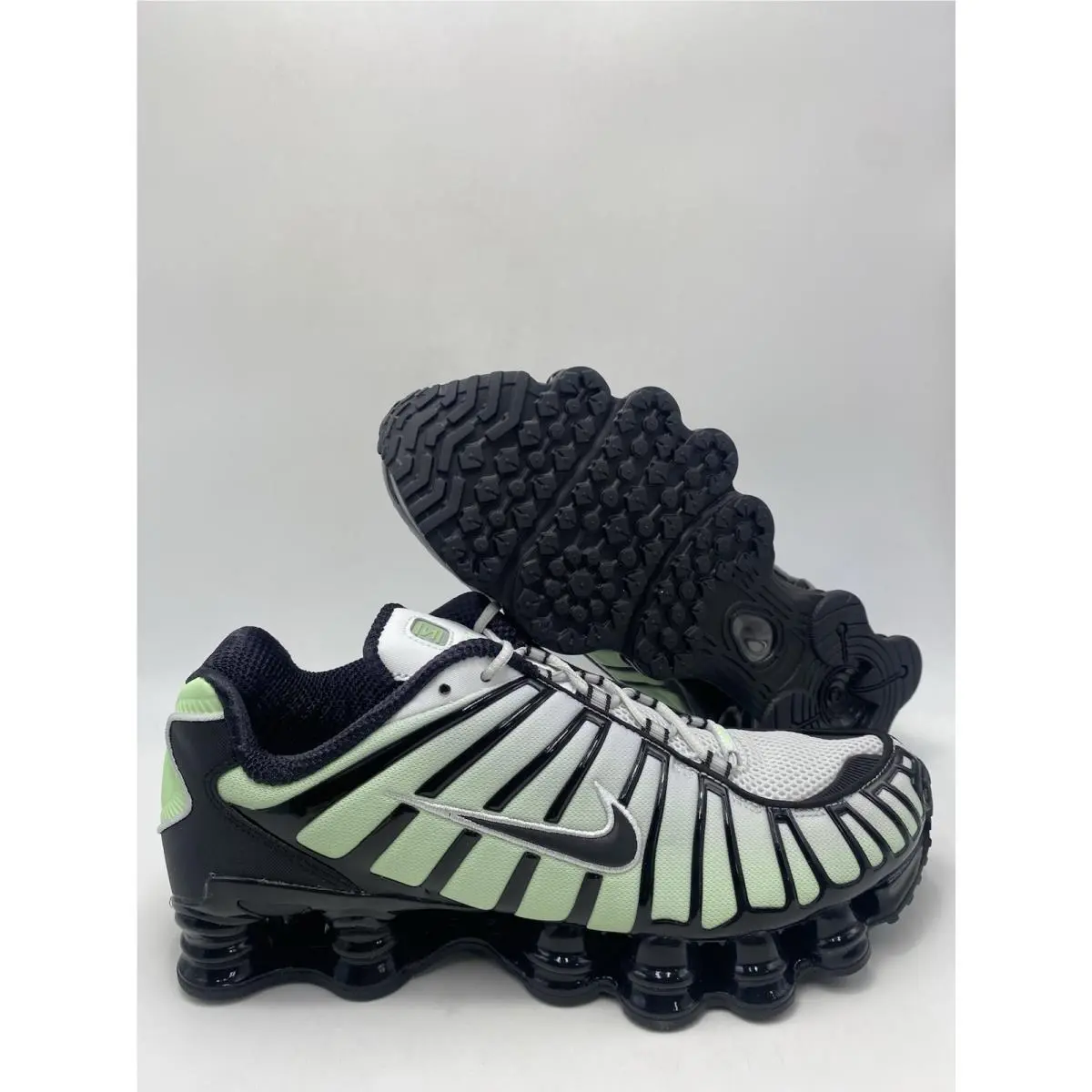 Nike Shox TL Vapor Green Black Photon Dust AV3595 300 Men`s Size 10