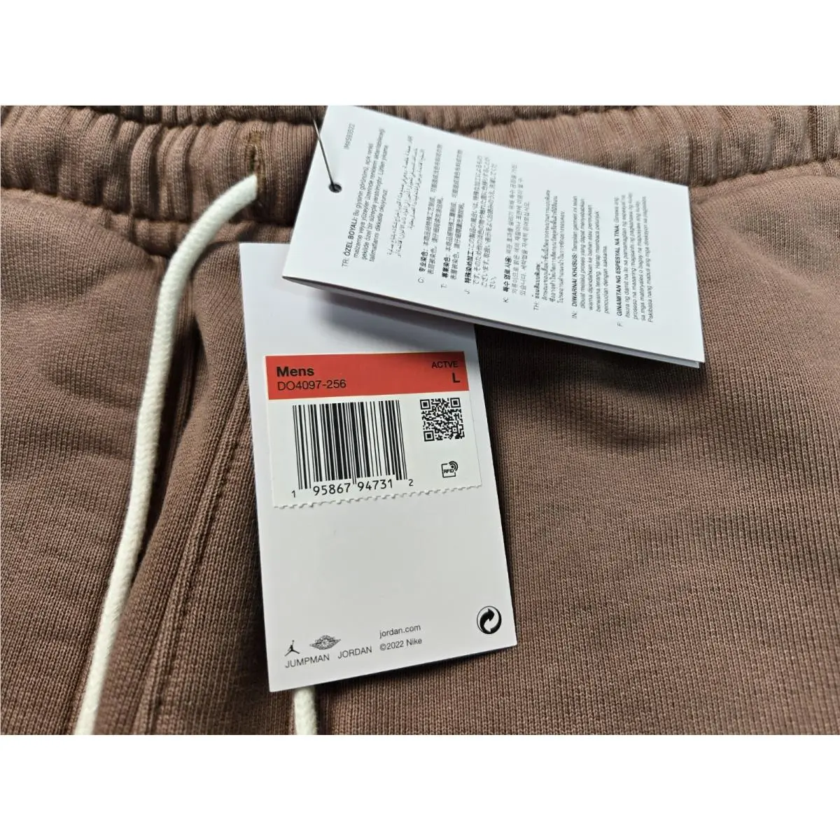 Nike clothing - Jordan x Cactus Jack Jogger Pants Travis Scott - DO4097-256 - Brown 9