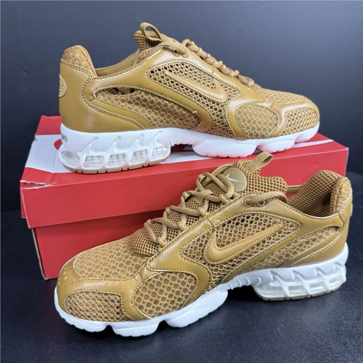 Nike shoes - Nike Air Zoom Spiridon - Air Zoom Spiridon - Hq3552-799 - Wheat 1