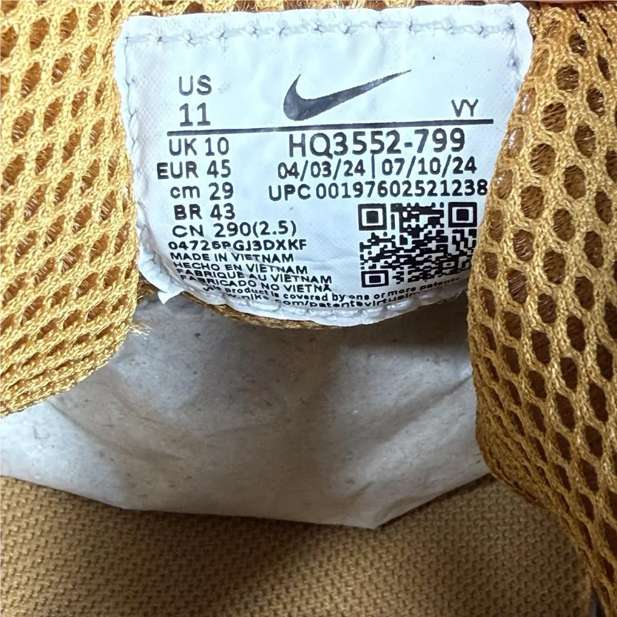 Nike shoes - Nike Air Zoom Spiridon - Air Zoom Spiridon - Hq3552-799 - Wheat 7