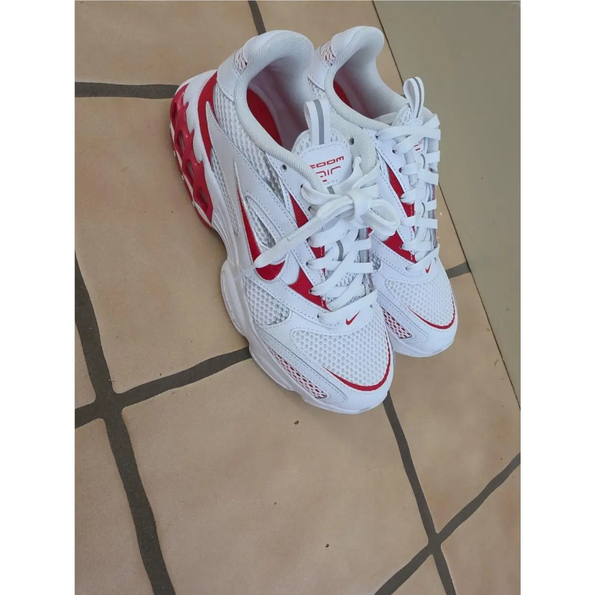 Nike shoes - Nike Zoom Air Fire - Zoom Air Fire - CW3876-101 - white/university red 8
