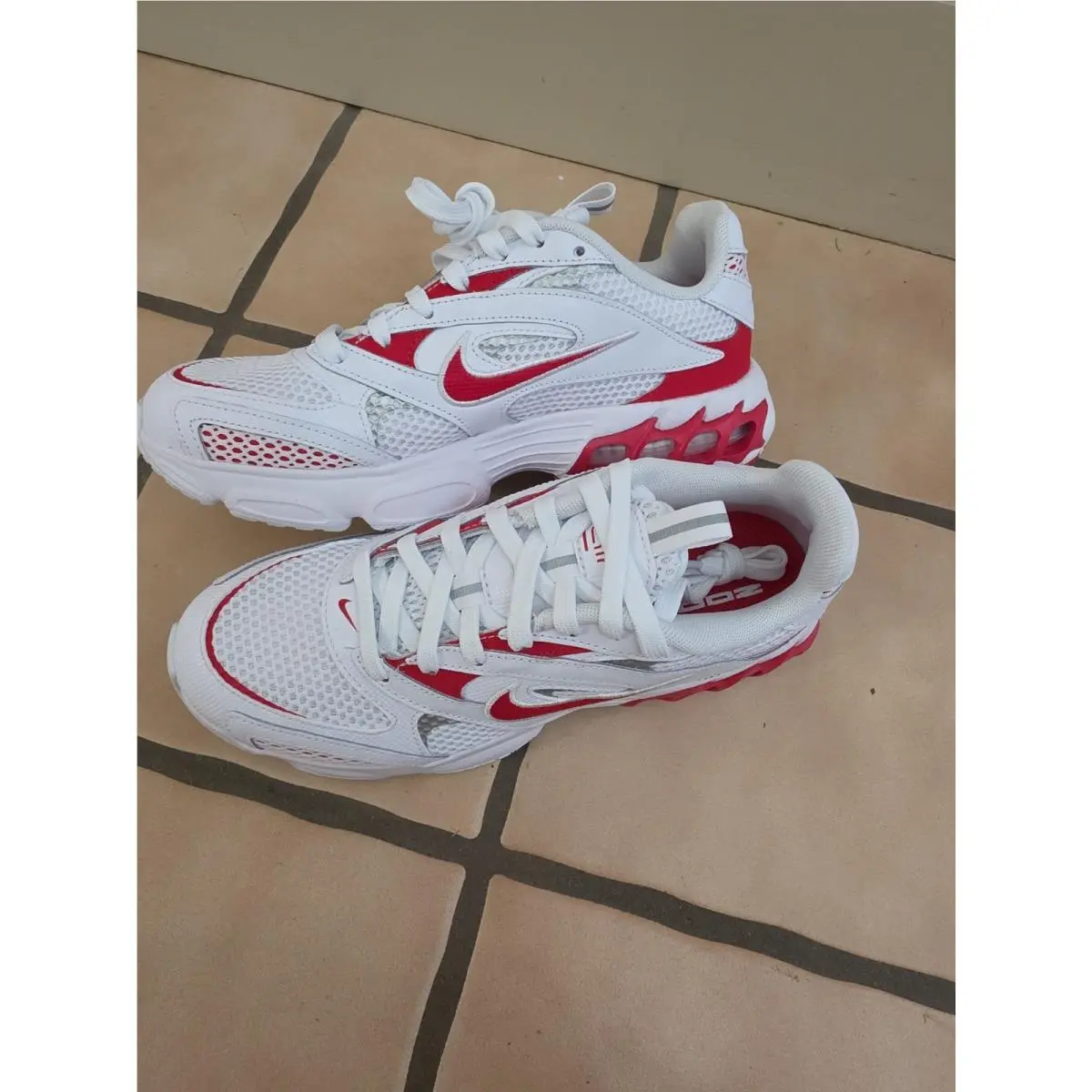 Nike shoes - Nike Zoom Air Fire - Zoom Air Fire - CW3876-101 - white/university red 0