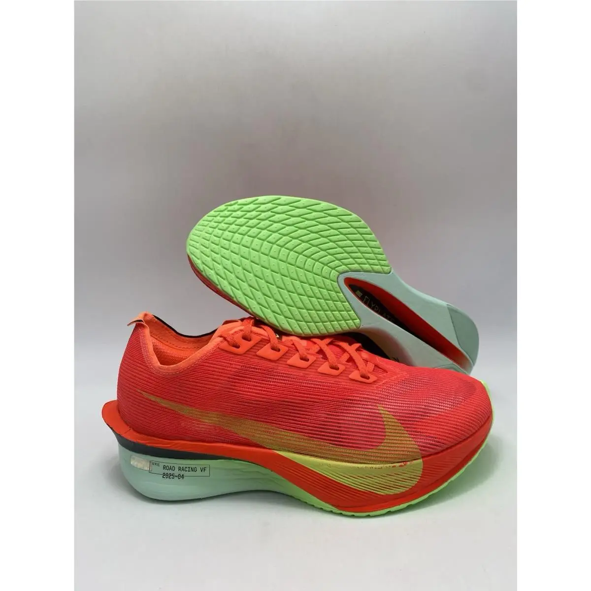 Nike W Zoomx Vaporfly Next% 4 Bright Crimson Lime Blast HF6412 600 Wmns Sz 7
