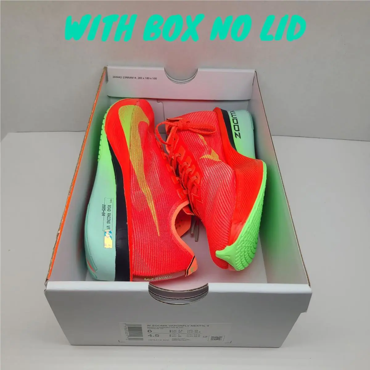 Nike shoes - Nike ZoomX Vaporfly NEXT% 4 - HF6412-600 - Red 0