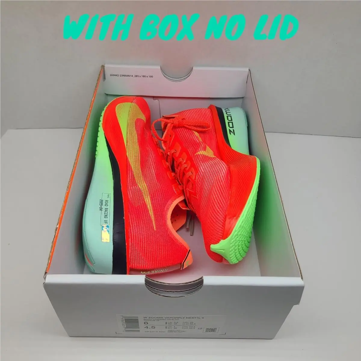 Nike shoes - Nike ZoomX Vaporfly - ZoomX Vaporfly - HF6412-600 - Multicolor 0