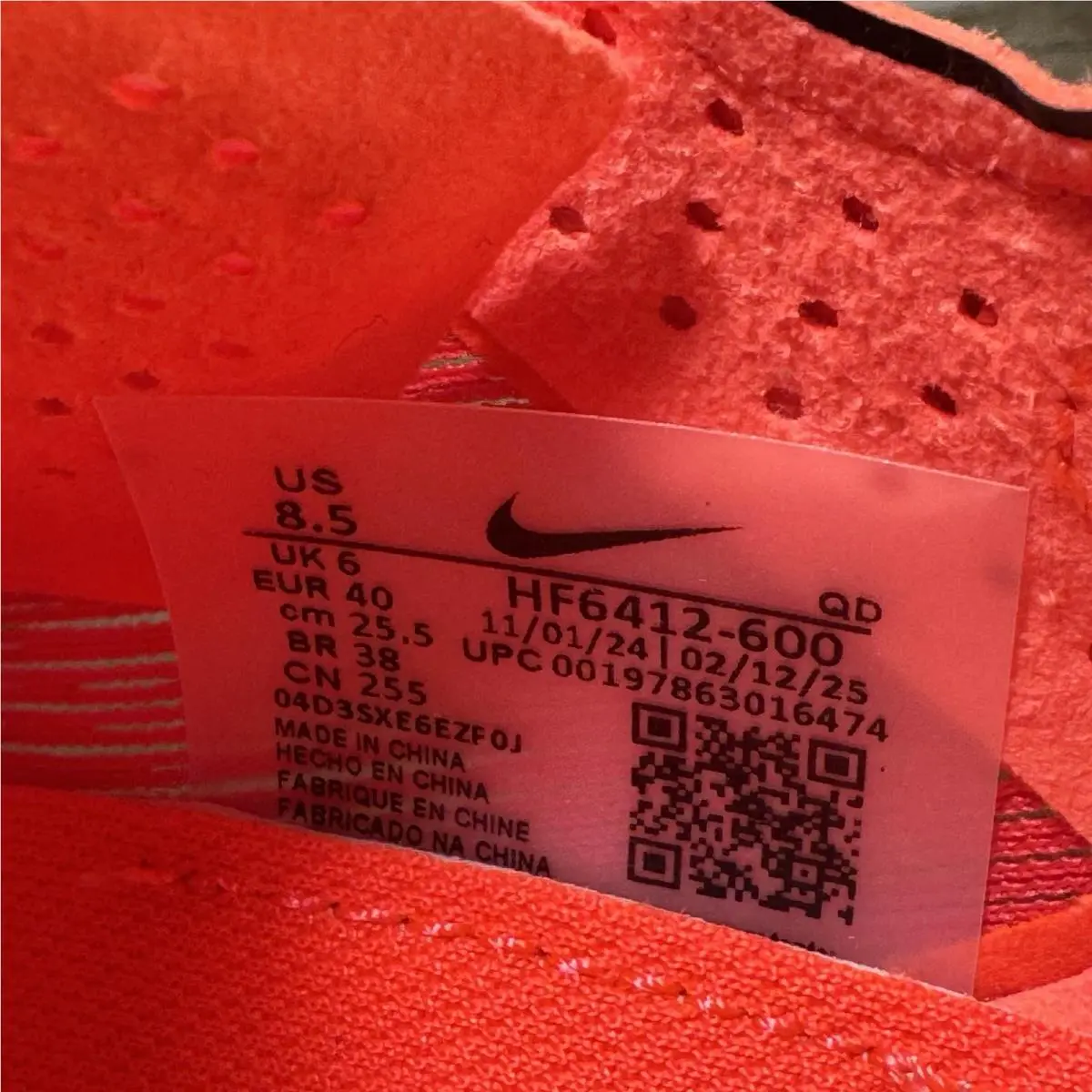 Nike shoes - Nike ZoomX VaporFly Next% 4 - HF6412-600 - Red 4