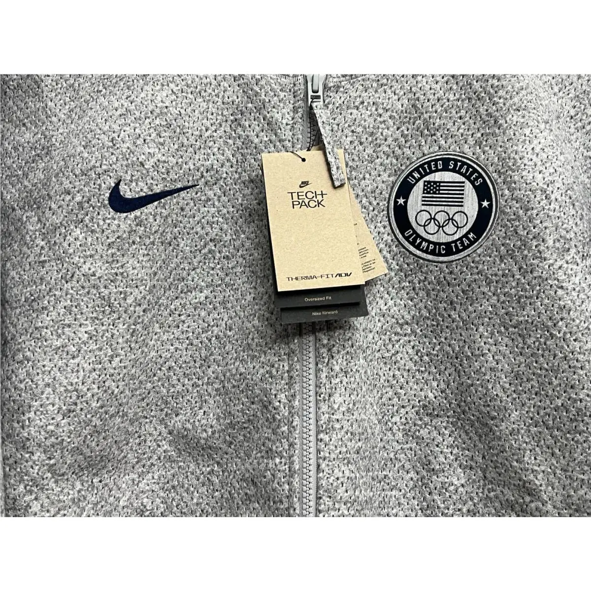 Nike clothing - Nike Tech Pack Therma-Fit ADV Olympic Jacket - FN0945-084 - Grey (UPC: 196968122806) 2