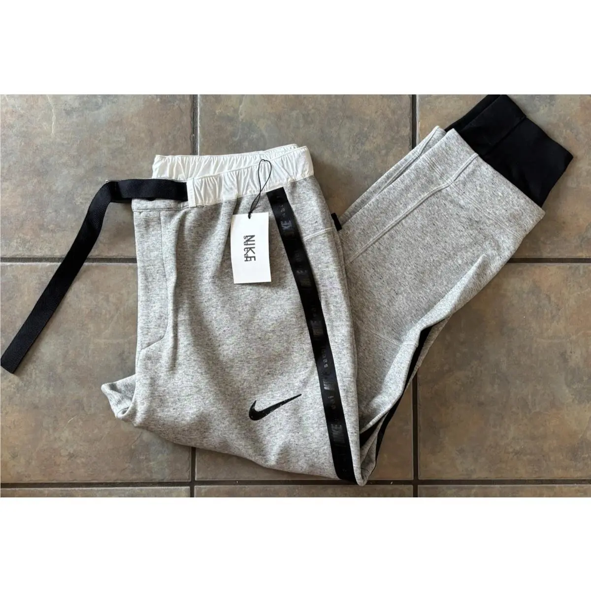 Nike x Sacai Fleece Pant Jogger Dark Grey Heather XL