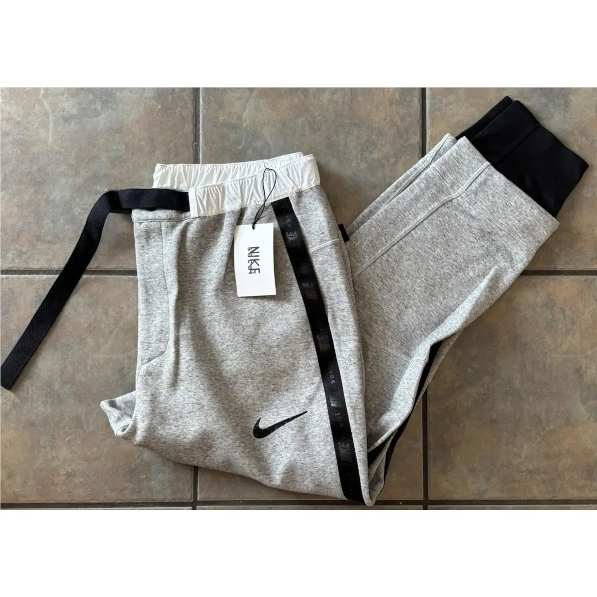 Nike clothing - Nike x Sacai Fleece Sweatpants - CW2187 063 - Gray 10