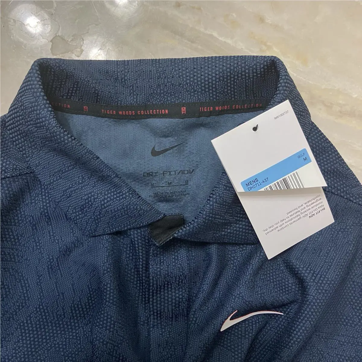 Nike clothing - TIger Woods ADV First Major Win Anniversary Polo - Midnight Navy Thunder Blue 6
