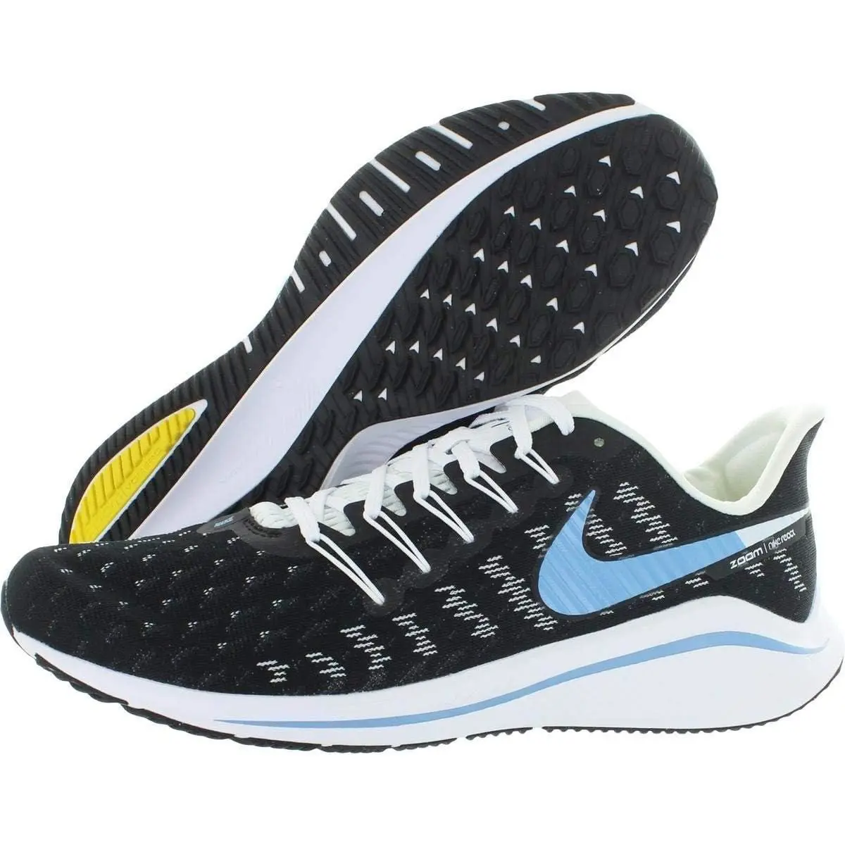 Nike shoes - Black (Black/Lt Blue-half Blue-white-chrome Yellow 007) 0