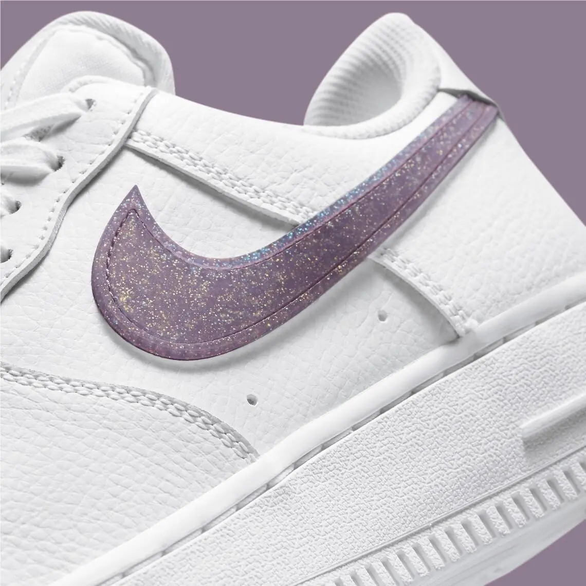 Nike shoes - Nike Air Force 1 - Air Force - DH4407-102 - White/Grey Fog/White/Canyon Purple 8