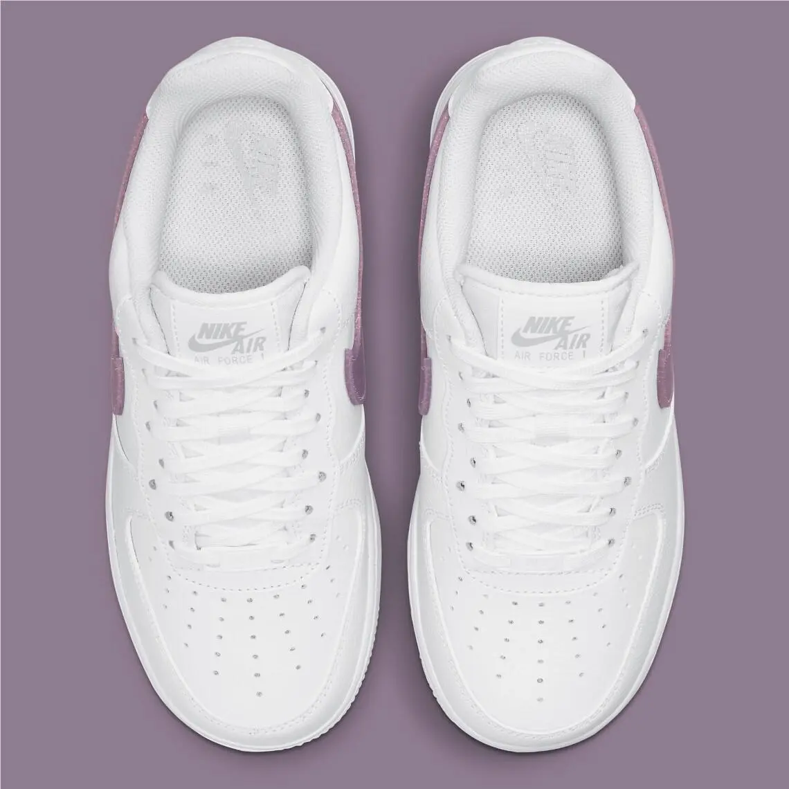 Nike shoes - Nike Air Force 1 - Air Force - DH4407-102 - White/Grey Fog/White/Canyon Purple 9