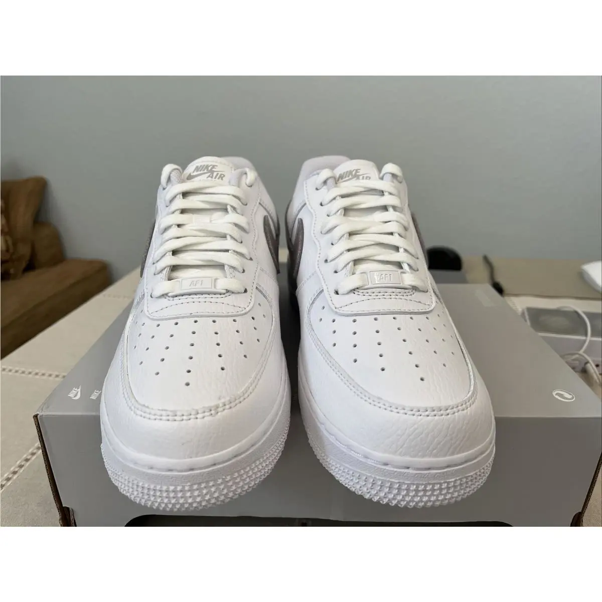 Nike shoes - Nike Air Force 1 ‘07 ESS - DH4407-102 - White Canyon Purple Grey Fog 3