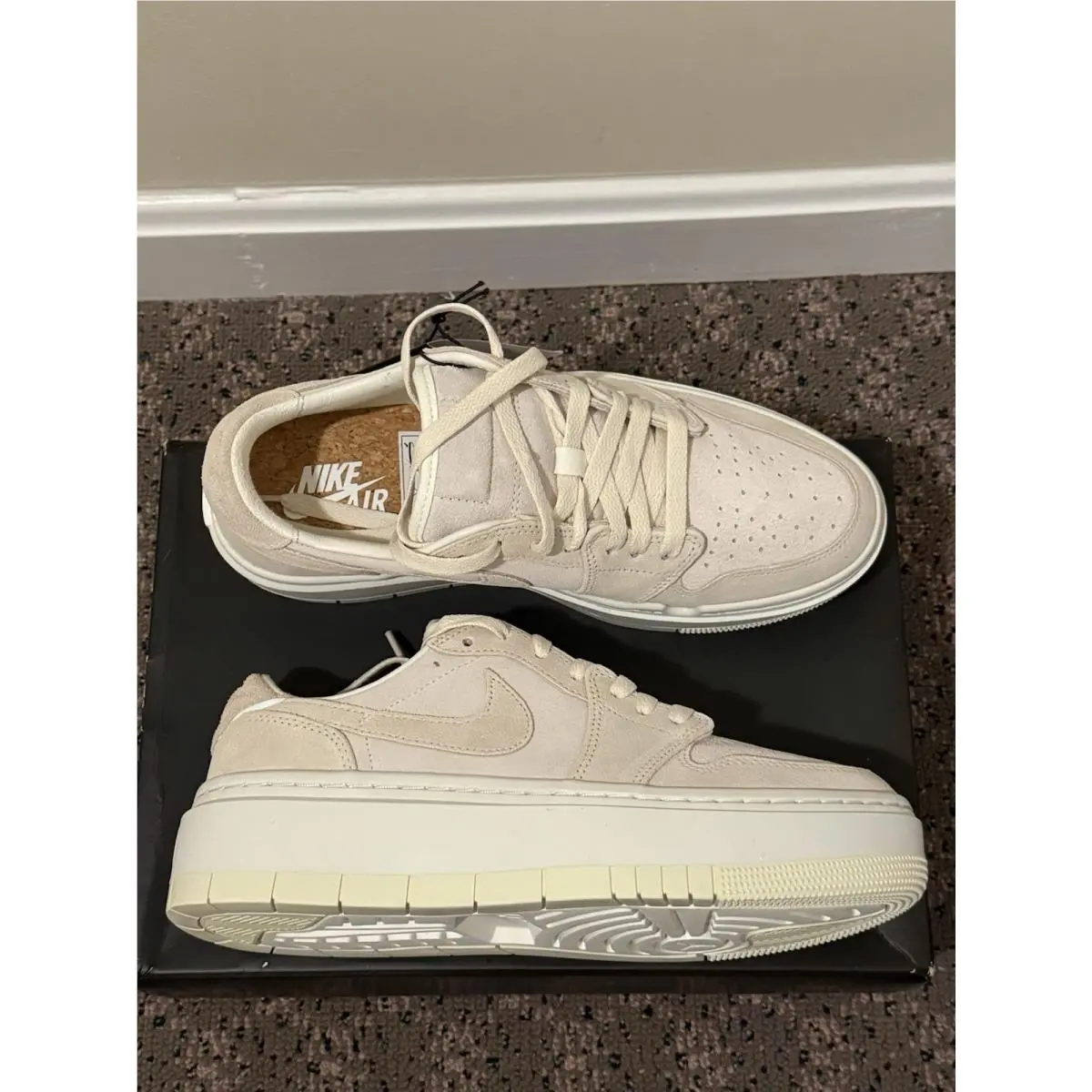 Nike shoes - Air Jordan Wmns Air Jordan 1 Elevate Low - DH7004-101 - Beige 2