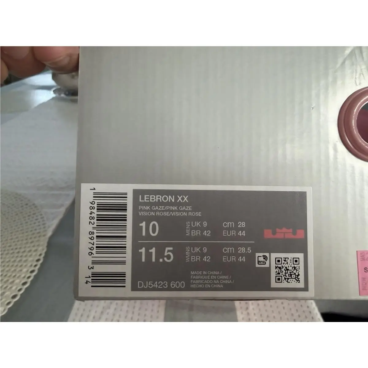 Nike shoes - Nike LeBron 20 - LeBron - DJ5423-600 - Pink 12