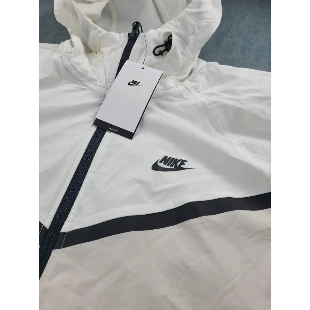 Nike clothing - Nike Tech Woven Windrunner Jacket - HM7151104 - Light Orewood Brown / Sail / Black (UPC: 197599182979) 6