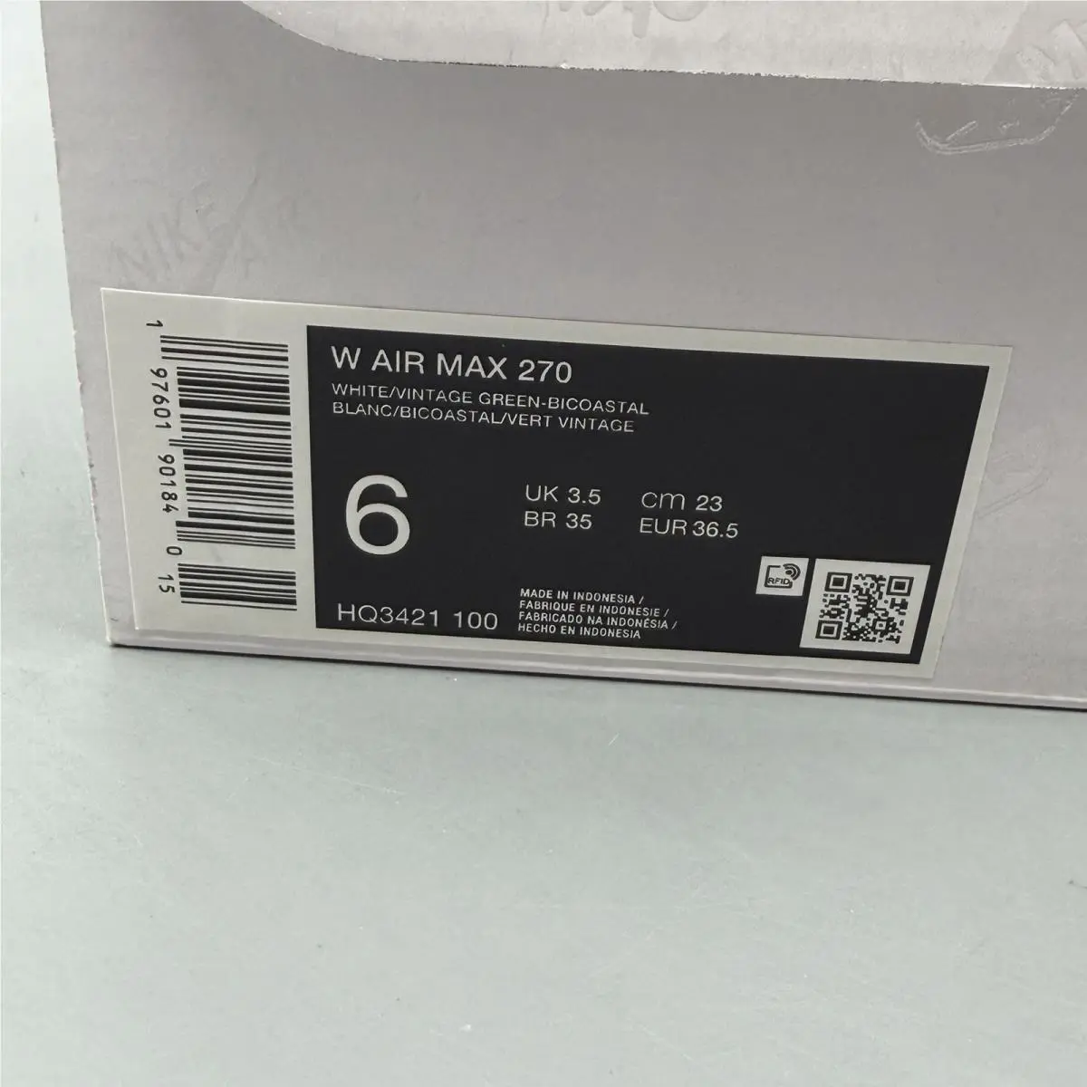 Nike shoes - Air Max 270 - Air Max - HQ3421 100 - Multicolor (UPC: 0197601901840) 12