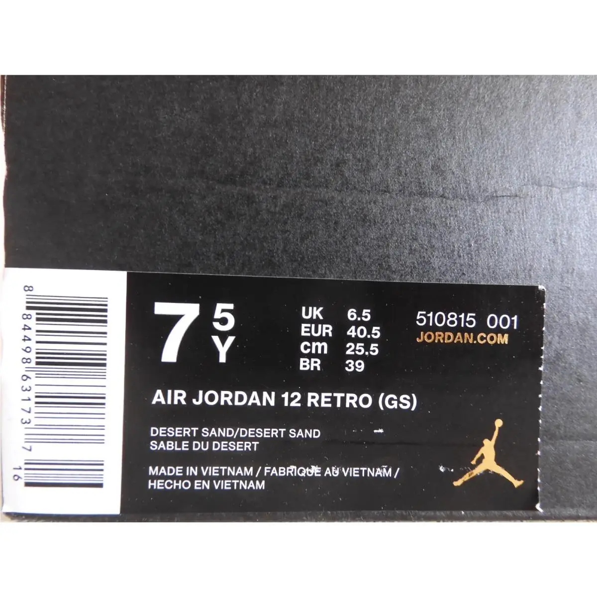 Nike shoes - Air Jordan 12 - Air - Brown (UPC: 884498631737) 3