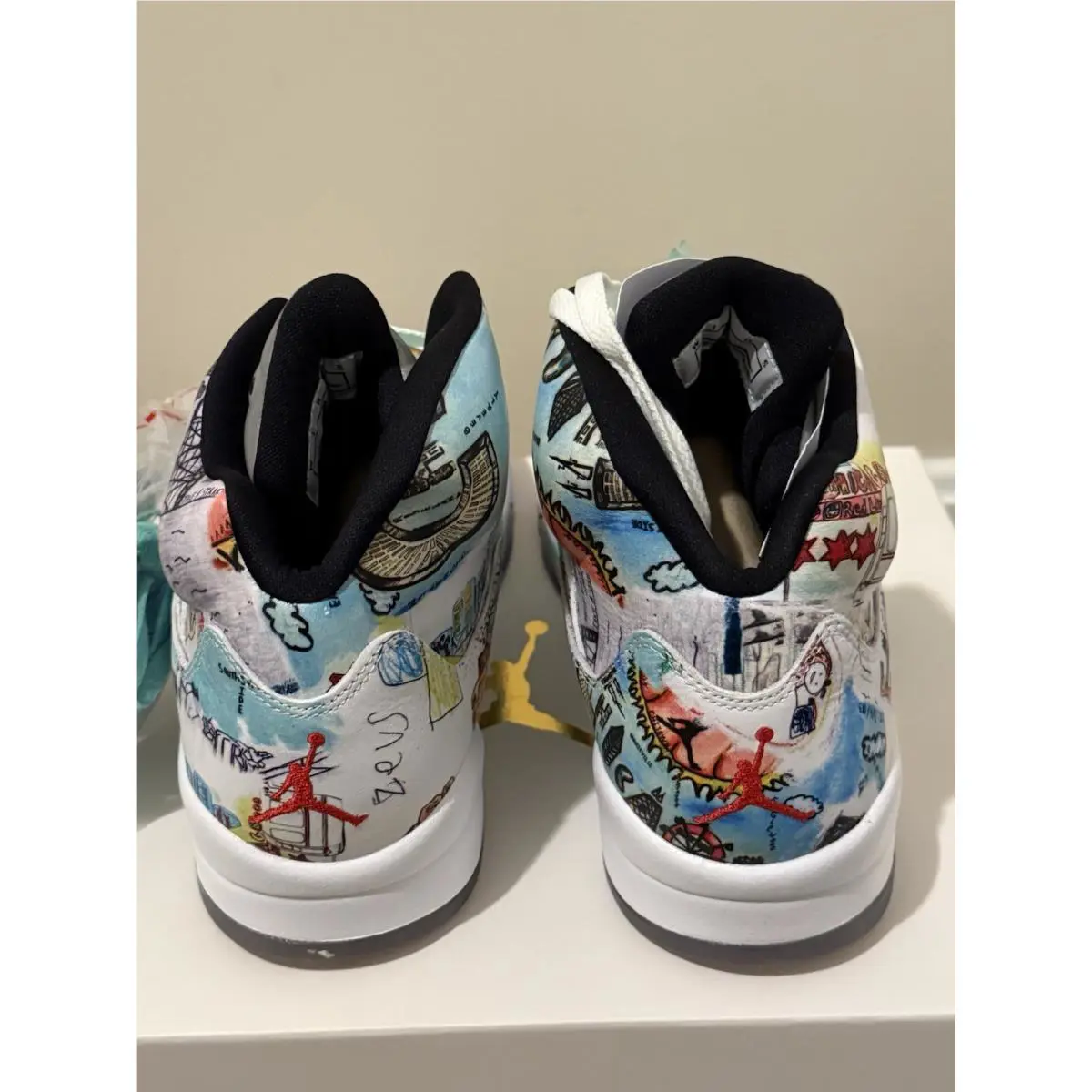 Nike shoes - Air Jordan 5 - Air - 414571-010 - Multicolor 3