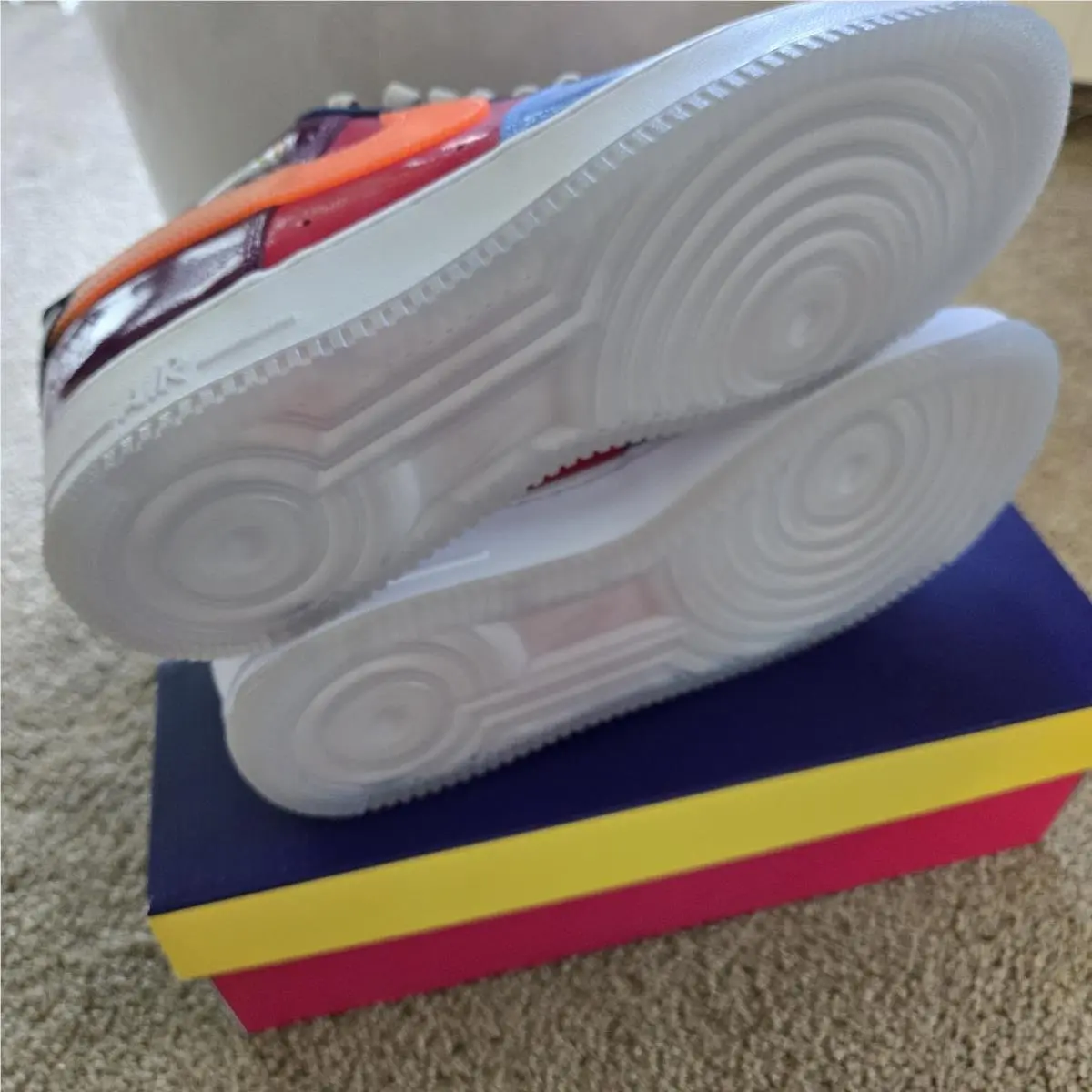 Nike shoes - Nike Air Force 1 - Air Force - DV5255-400 - Polar/Multi-Color/Total Orange 5