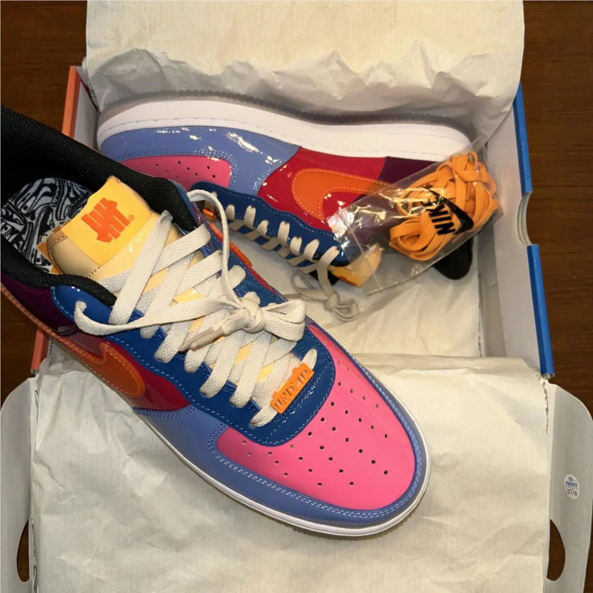 Nike shoes - Nike Air Force 1 - Air Force - DV5255-400 - Multicolor, Manufacturer: Polar/Total Orange/Multi-Color 0