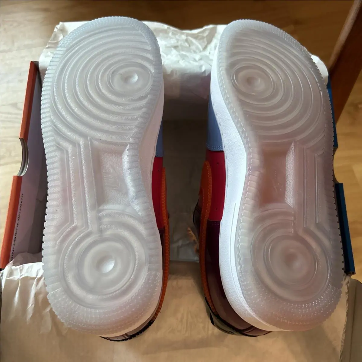 Nike shoes - Nike Air Force 1 - Air Force - DV5255-400 - Multicolor, Manufacturer: Polar/Total Orange/Multi-Color 4
