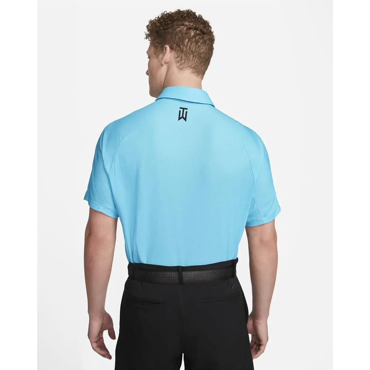 Nike clothing - Tiger Woods Dri Fit ADV Polo - Baltic Blue / Blue Chill / Black 5
