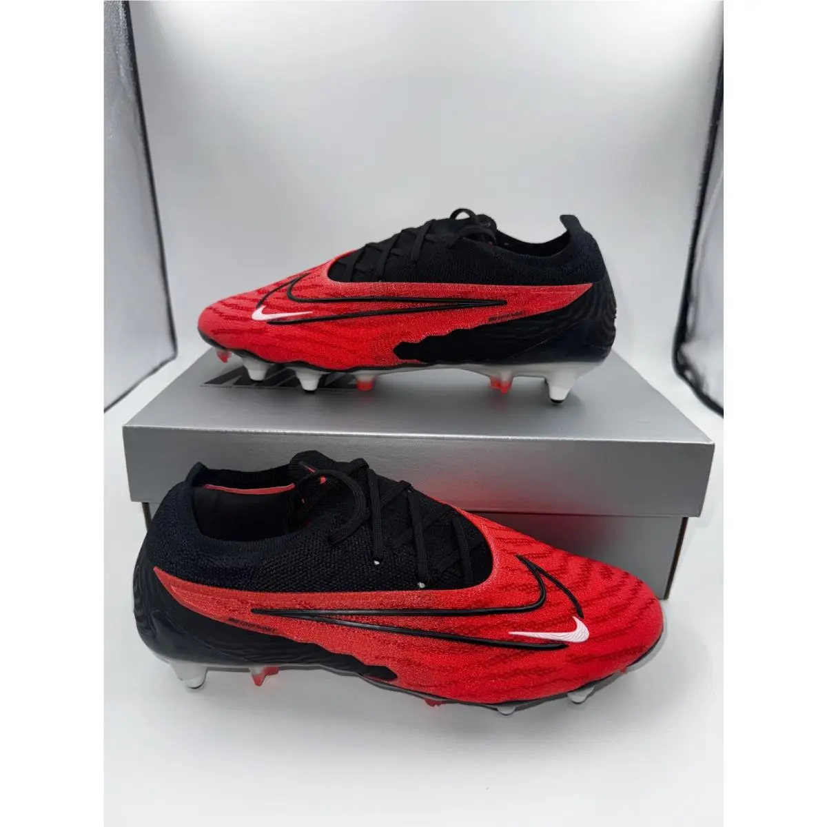 Nike Phantom GX Elite Sg-pro AC Bright Crimson Black DD9443-600 Men`s Size 6