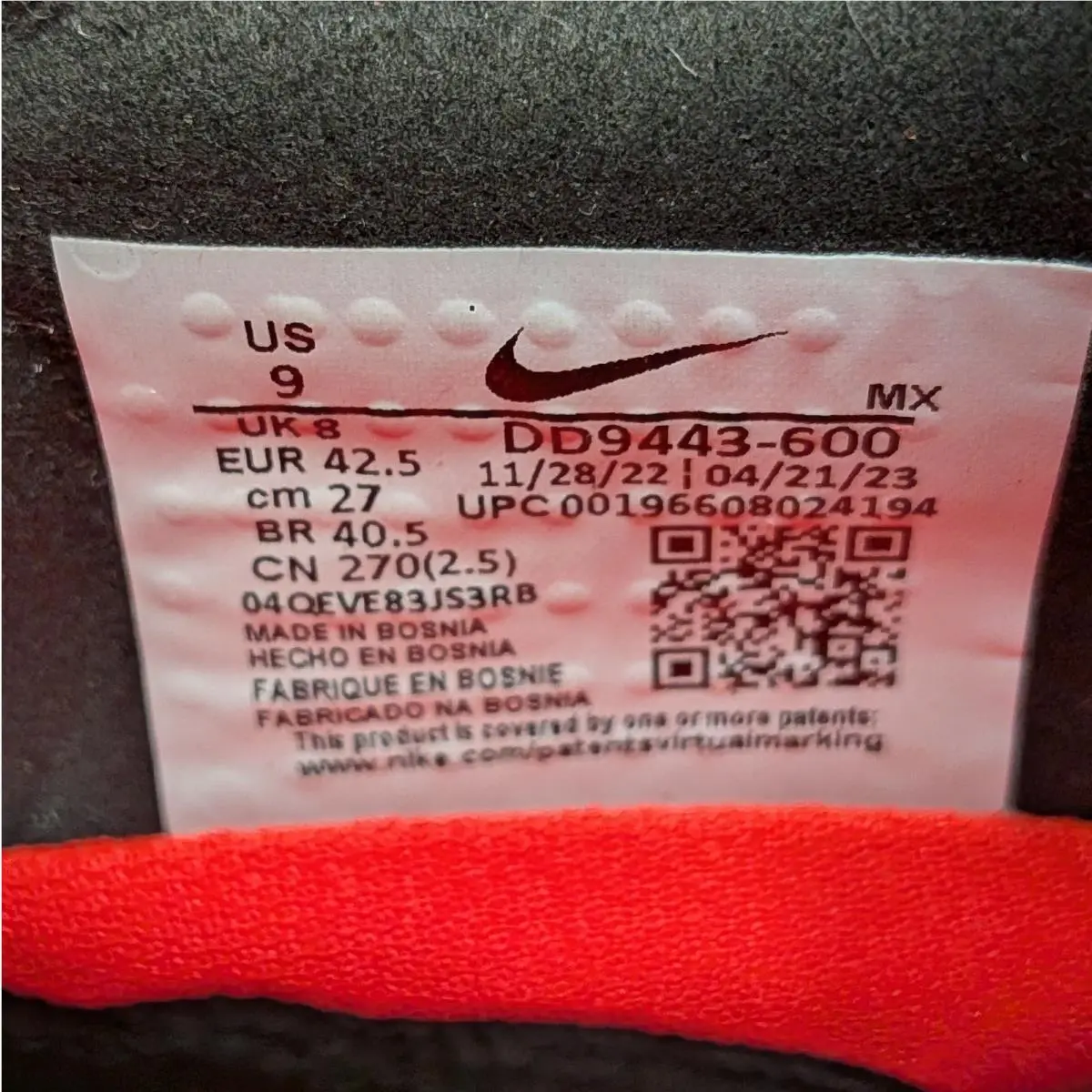 Nike shoes - Nike Phantom GX Elite - Phantom Elite - DD9443-600 - Red (UPC: 196608024194) 5