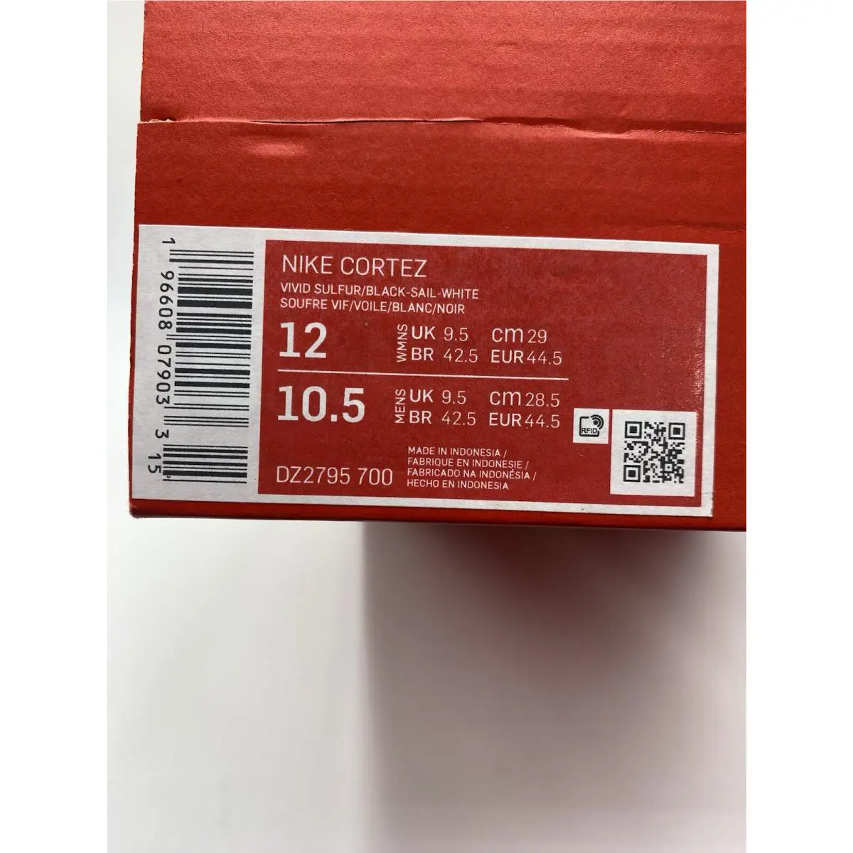 Nike shoes - Nike Cortez - Cortez - DZ2795 700 - Vivid Sulfur/Black-Sail-White (UPC: 196608079033) 6