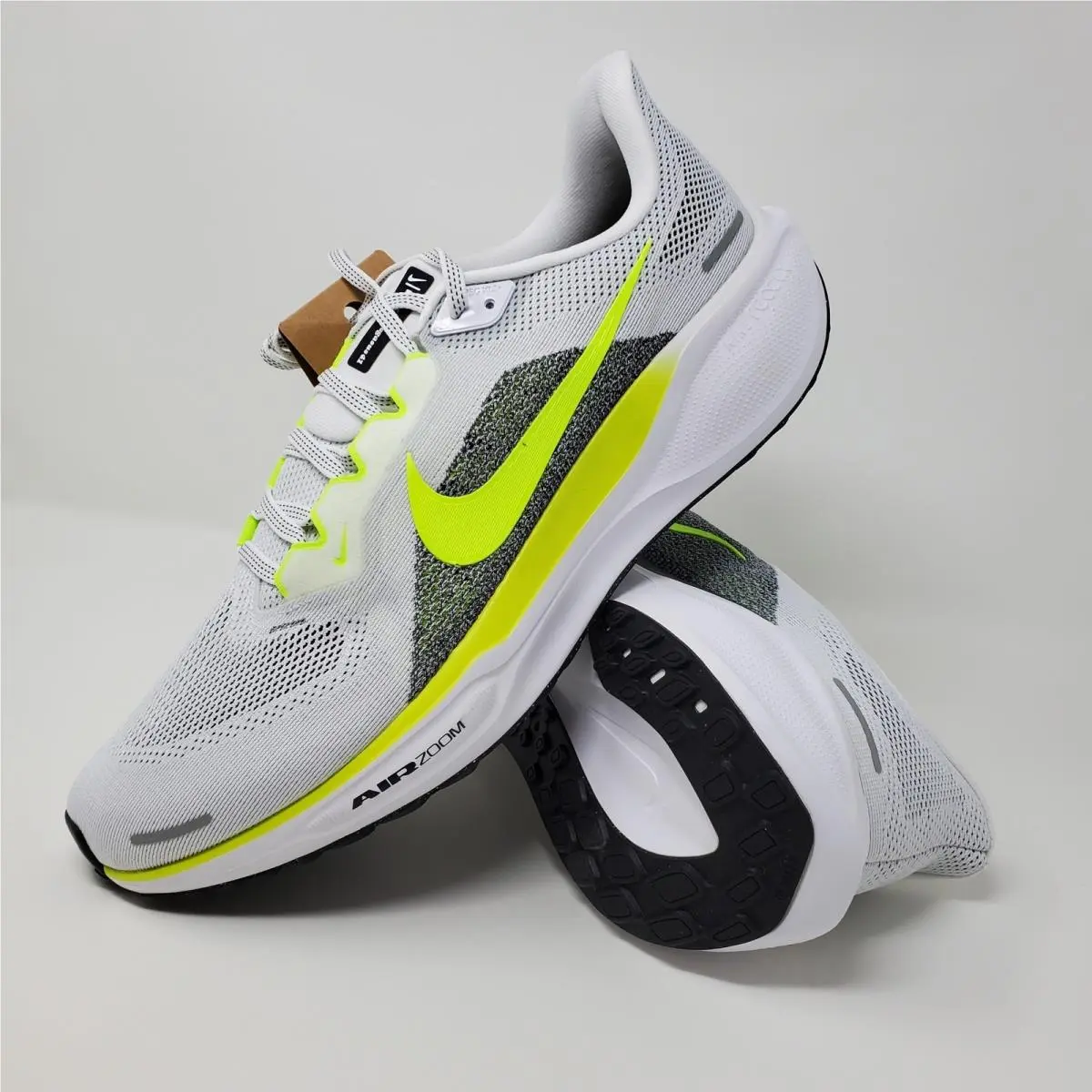 Nike Air Zoom Pegasus 41 White Volt FD2722-104 Men`s Size 13