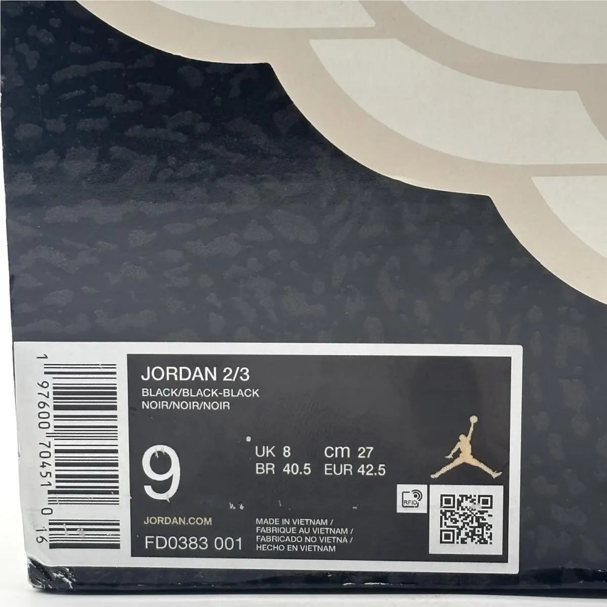 Nike shoes - Air Jordan 2/3 - Air - FD0383-001 - Black 6