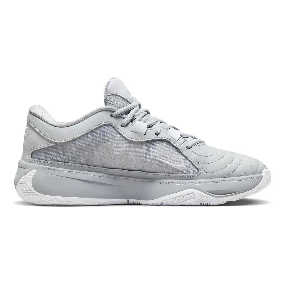 Nike Zoom Freak 5 TB Grey/white DZ2946-002 Men`s Size 11 - Gray