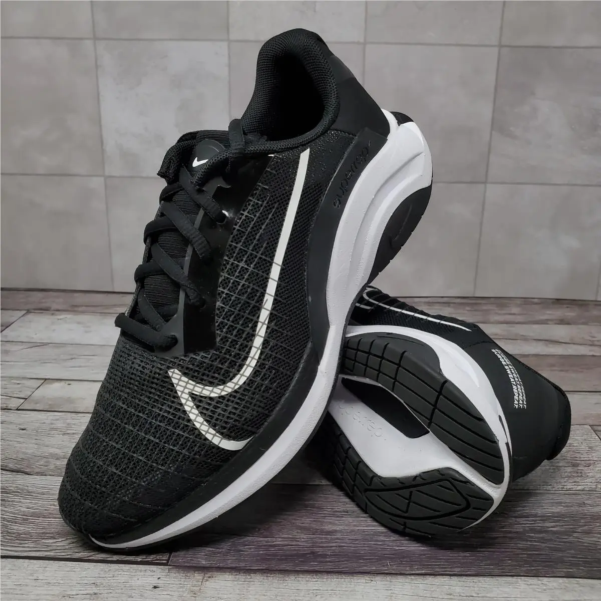Nike Zoomx Superrep Surge Running Shoes Black/white Women`s Size 7.5