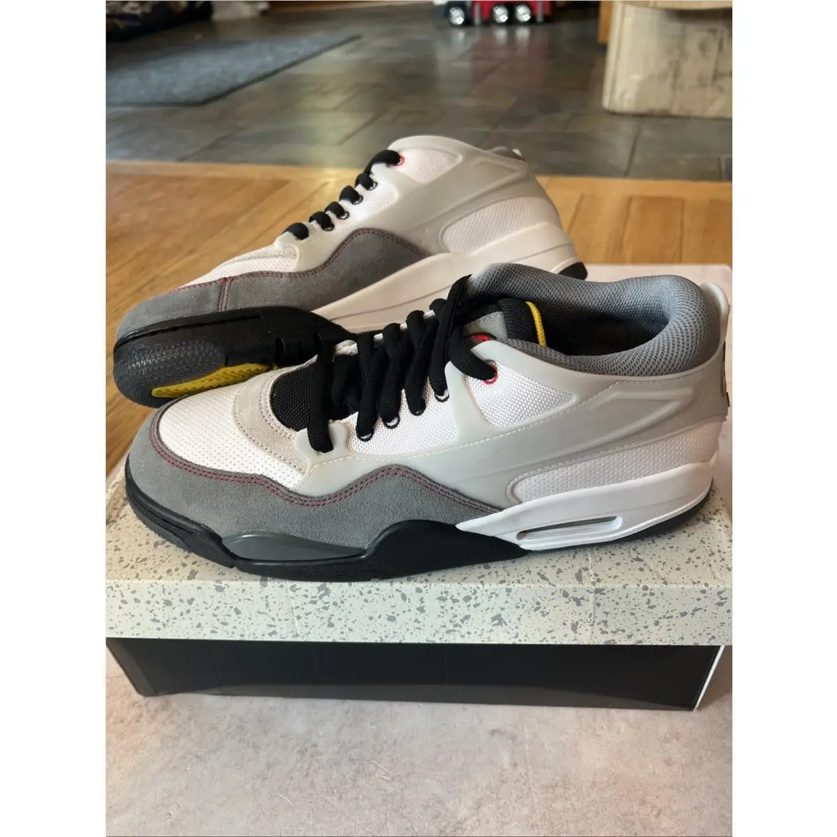Nike shoes - Jordan 4 RM Premium White Black Smoke - IB8052-100 - Grey 0