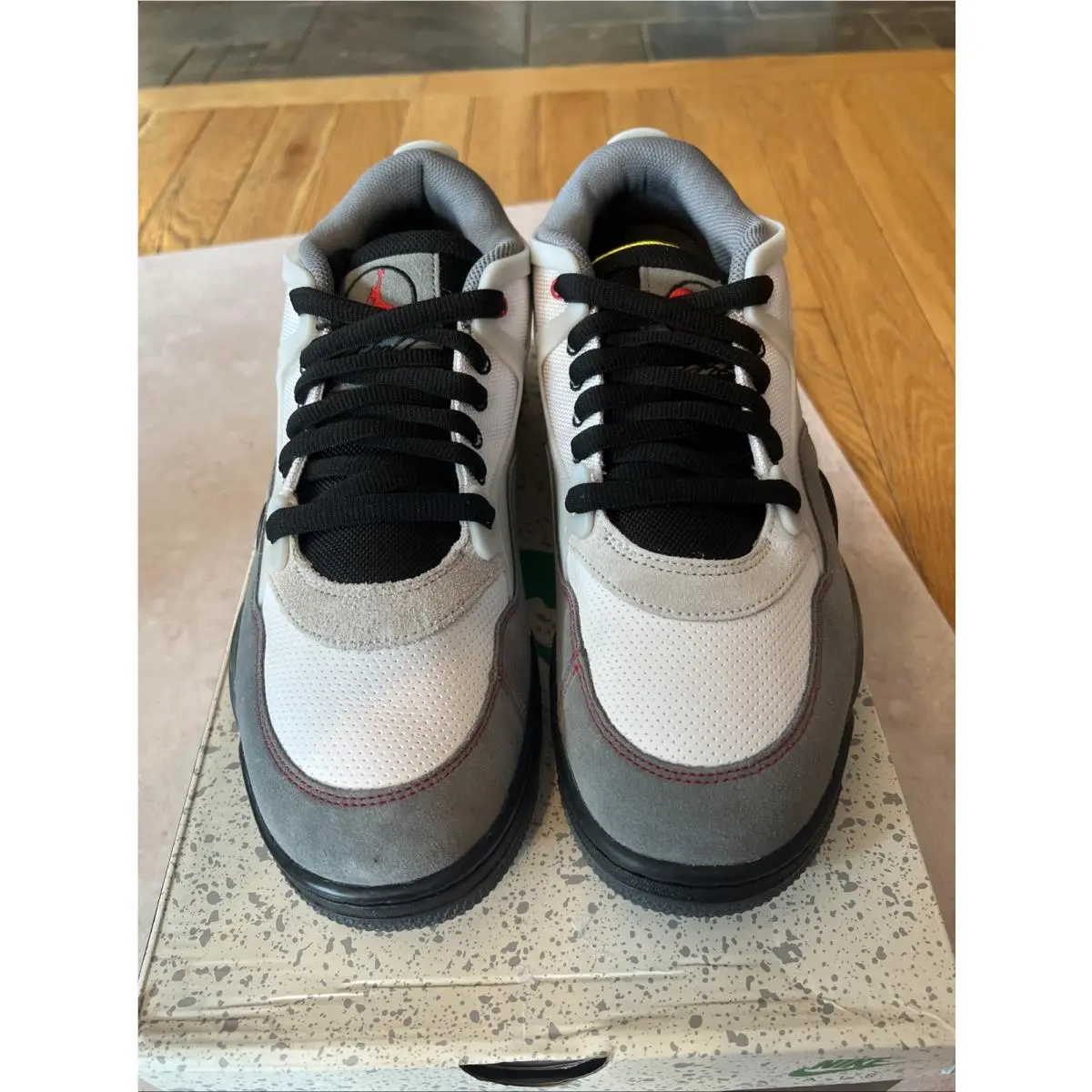 Nike shoes - Jordan 4 RM Premium White Black Smoke - IB8052-100 - Grey 1