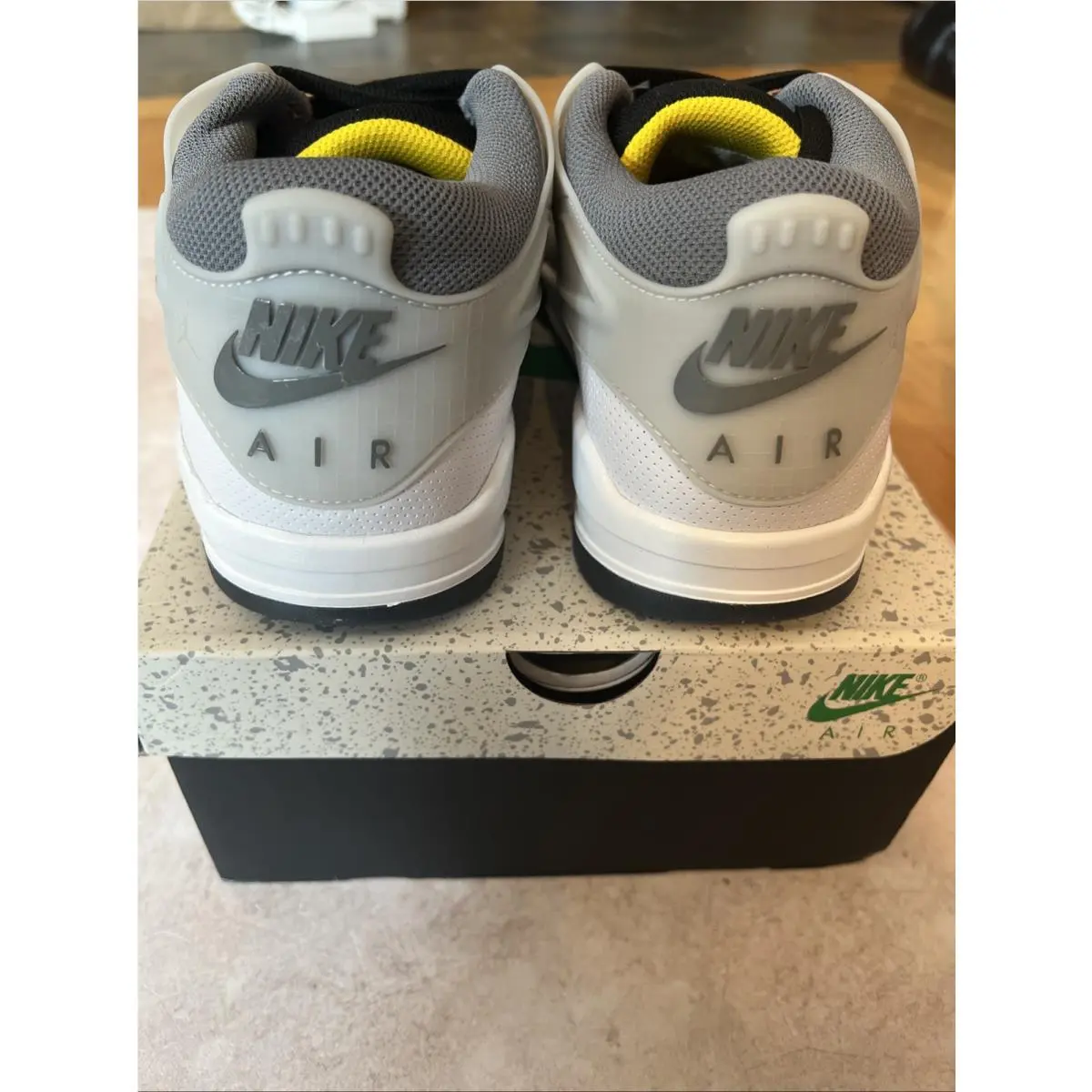 Nike shoes - Jordan 4 RM Premium White Black Smoke - IB8052-100 - Grey 2