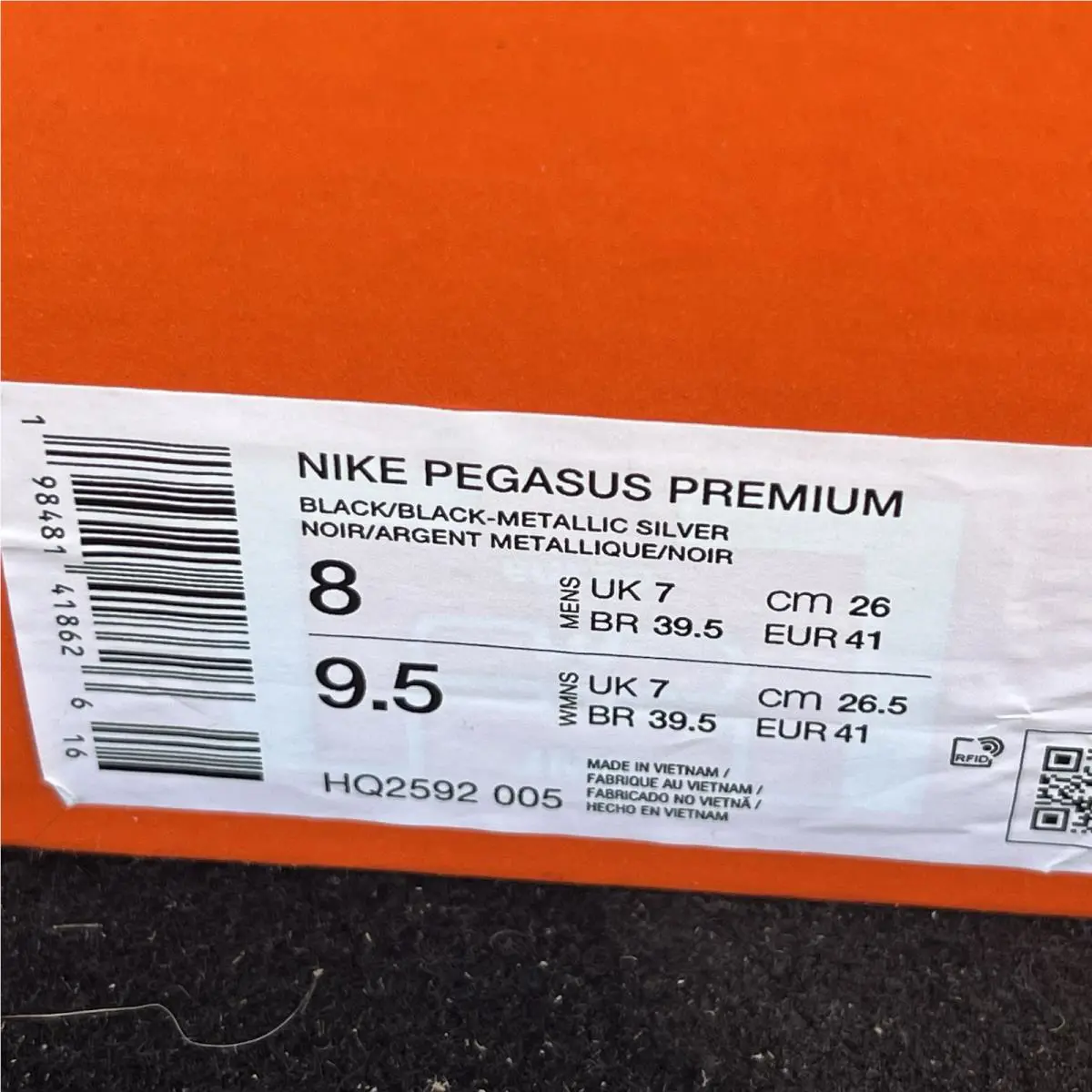 Nike shoes - Nike Pegasus Premium - Pegasus Premium - HQ2592-005 - Black 7