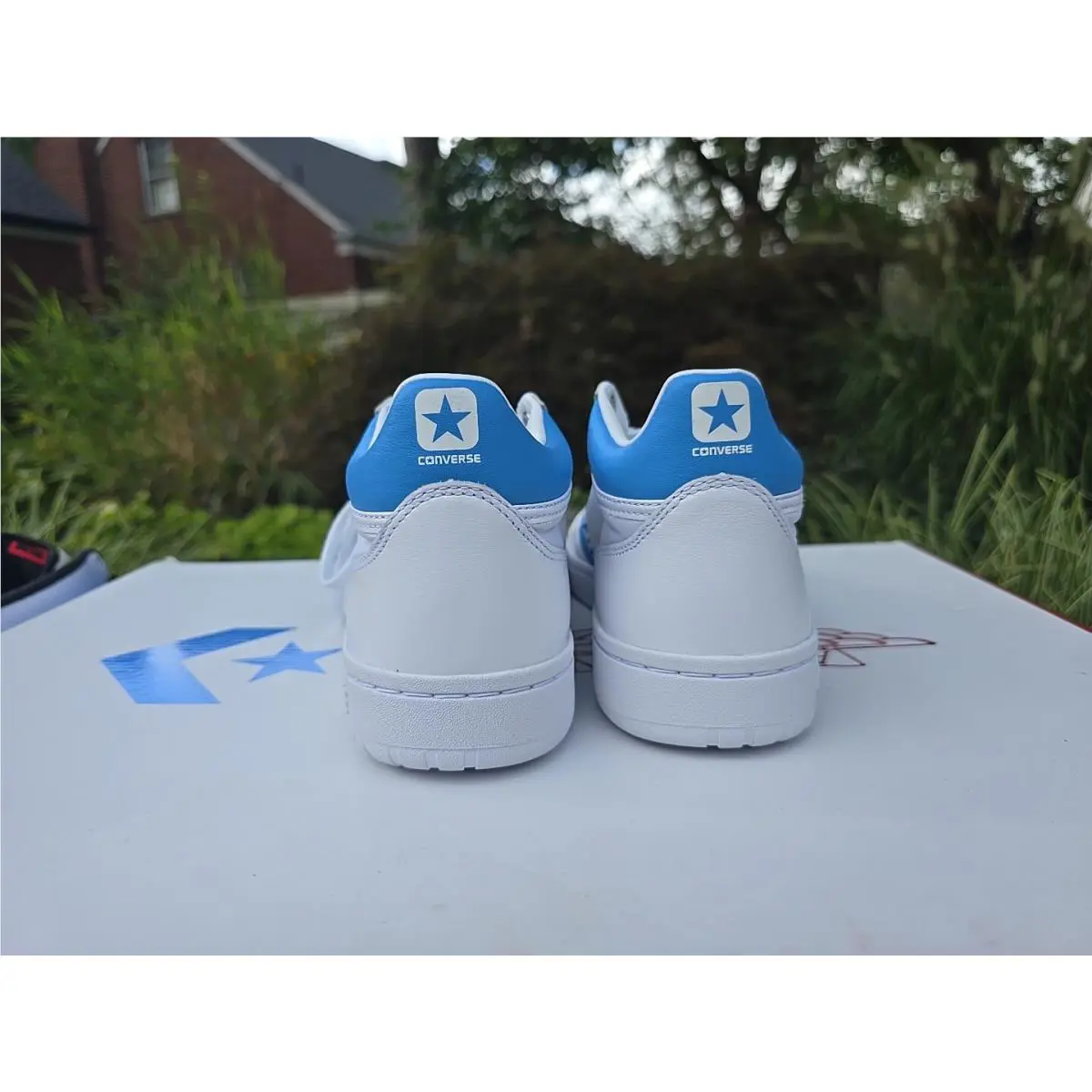 Nike shoes - Jordan 2 X Converse Pack - 917931 900 - White/Carolina Blue (UPC: 881105842036) 8