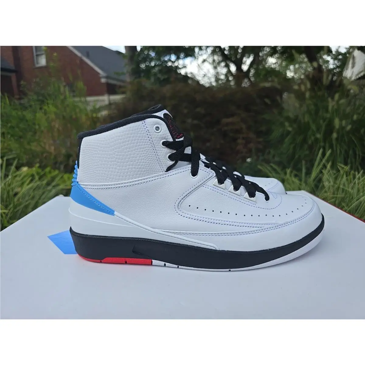 Nike shoes - Jordan 2 X Converse Pack - 917931 900 - White/Carolina Blue (UPC: 881105842036) 0