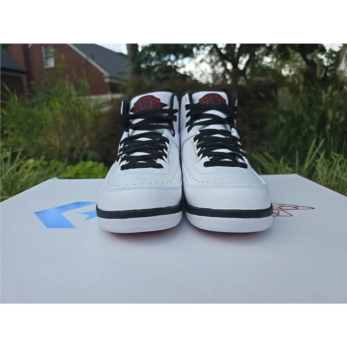 Nike shoes - Jordan 2 X Converse Pack - 917931 900 - White/Carolina Blue (UPC: 881105842036) 1