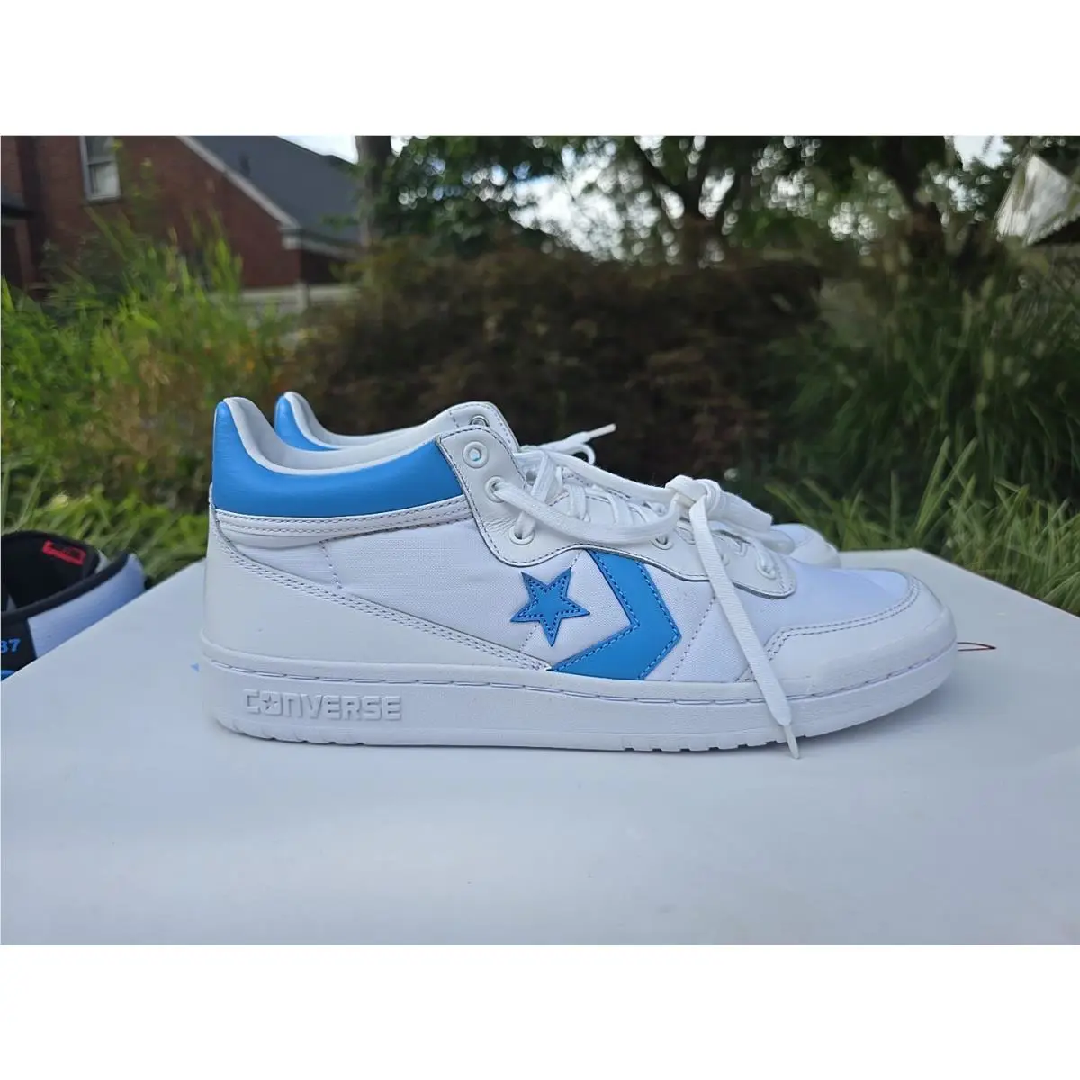 Nike shoes - Jordan 2 X Converse Pack - 917931 900 - White/Carolina Blue (UPC: 881105842036) 5