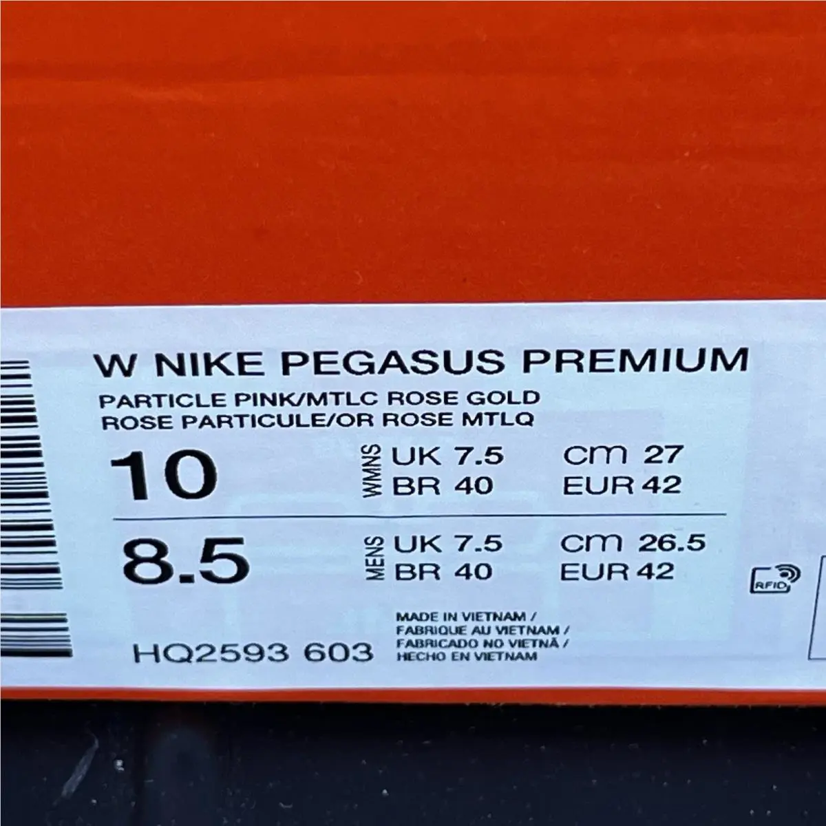 Nike shoes - Nike Pegasus - Pegasus - HQ2593-603 - Rose Particle (UPC: 198481142026) 7