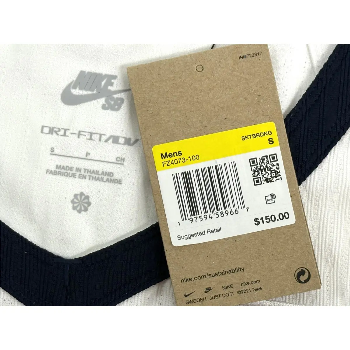 Nike clothing - Nike Dri-Fit - FZ4073100 - White 8
