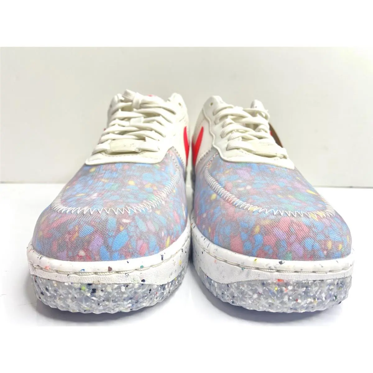 Nike shoes - Air Force 1 Crater - Air Force Crater - CT1986-101 - Summit White/Siren Red 3