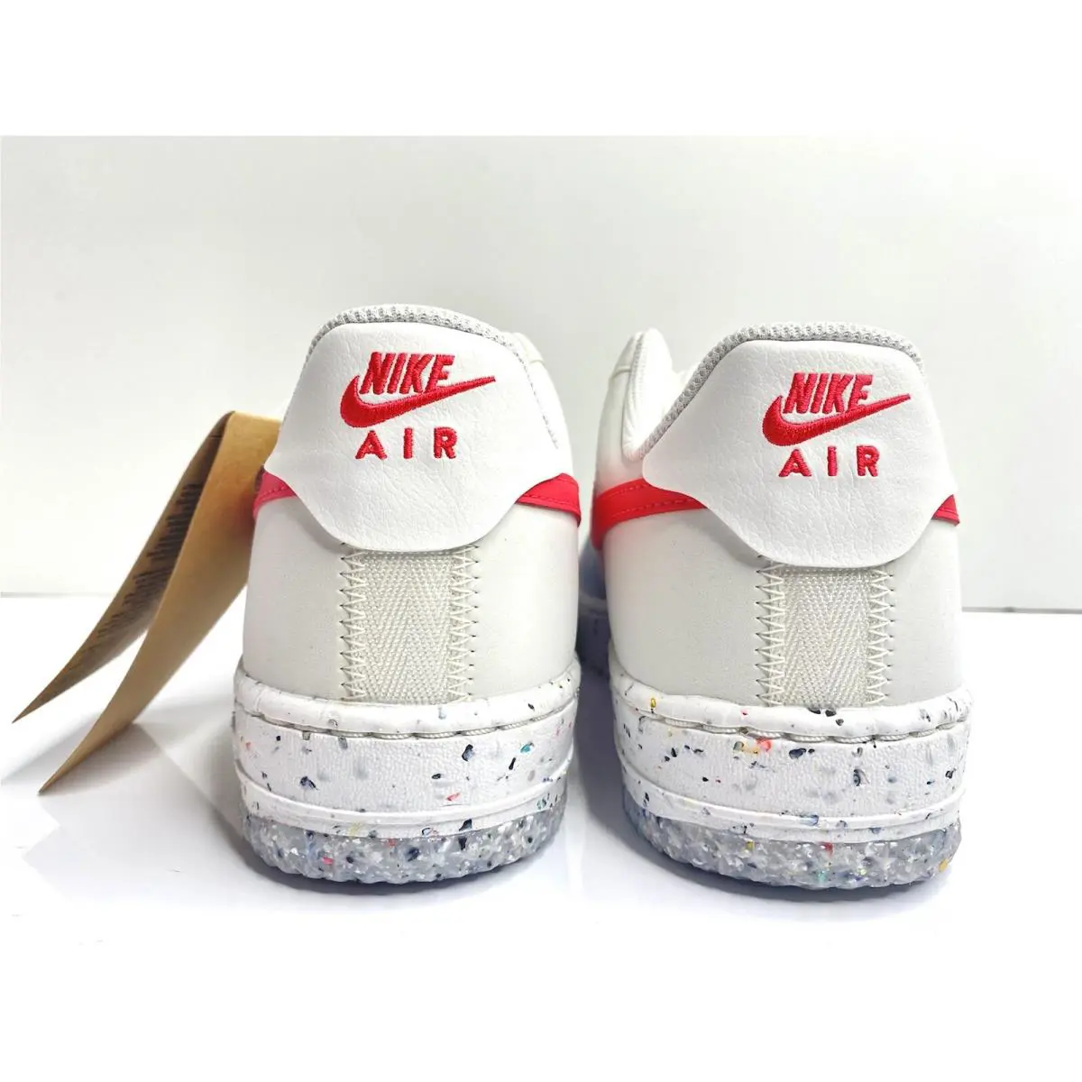 Nike shoes - Air Force 1 Crater - Air Force Crater - CT1986-101 - Summit White/Siren Red 6