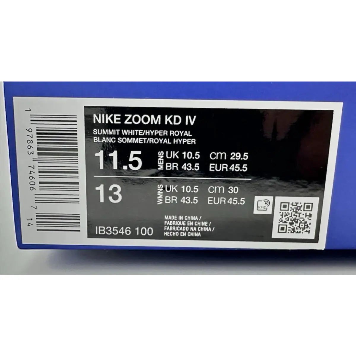 Nike shoes - Nike Zoom KD - Zoom - FN4929-600 - Blue (UPC: 197863746067) 9