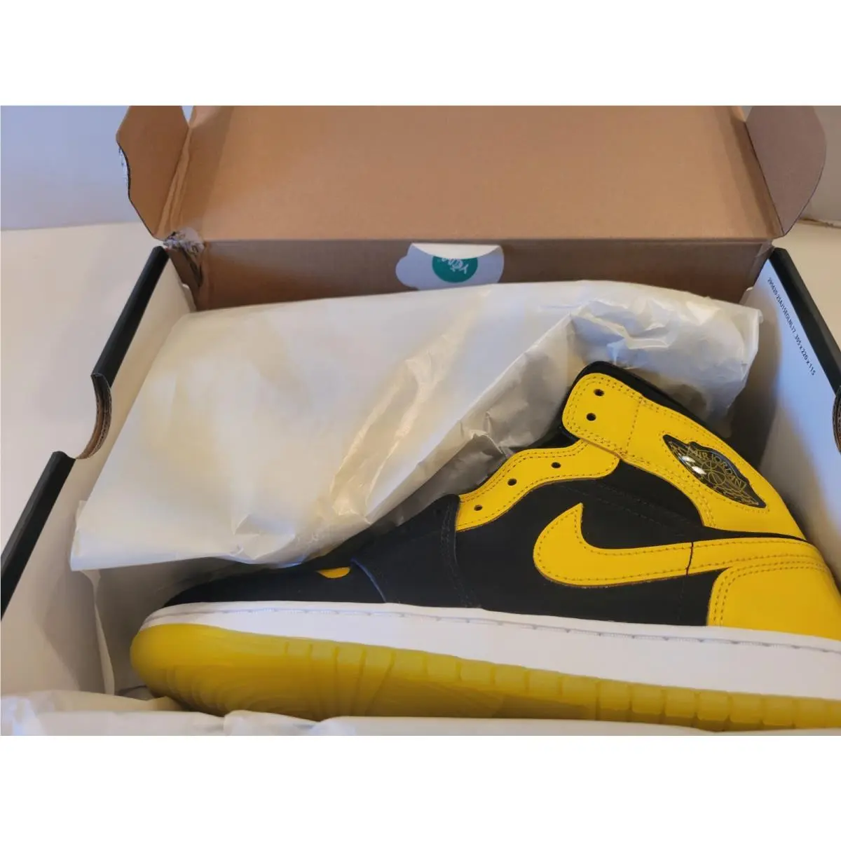 Nike shoes - Nike Air Jordan 1 - Air - HJ6654-071 - Yellow 4